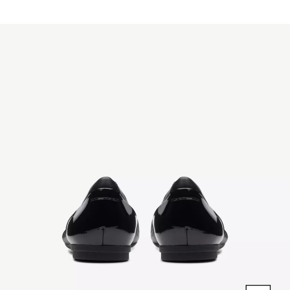 Clark's Rena Jazz Leather Ballerina Flats - Picture 9 of 9